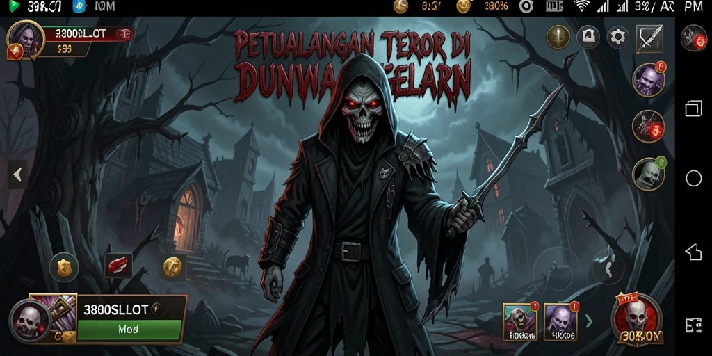 Screenshot menampilkan suasana mencekam dalam gameplay 380SLOT.