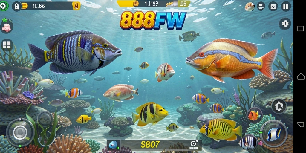 Gameplay Tembak Ikan yang seru dan menegangkan di 888FW.