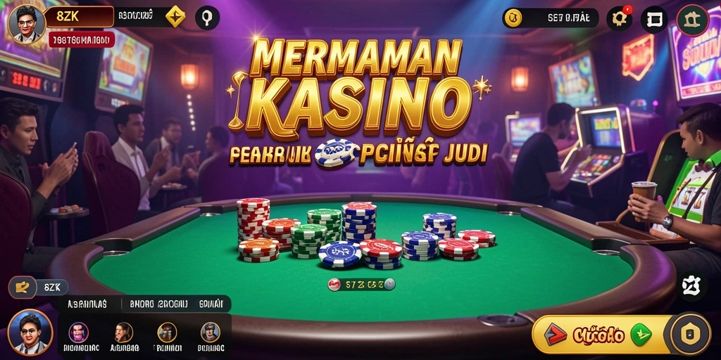 Tampilan menarik dari gameplay Kasino yang seru di 8ZK.