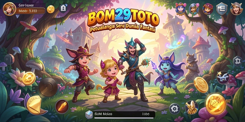 Tampilan gameplay seru di BOM29TOTO, penuh petualangan dan tantangan.