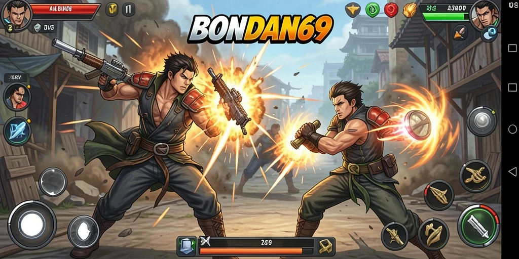 Tampilan gameplay seru BONDAN69 dengan aksi yang mendebarkan.