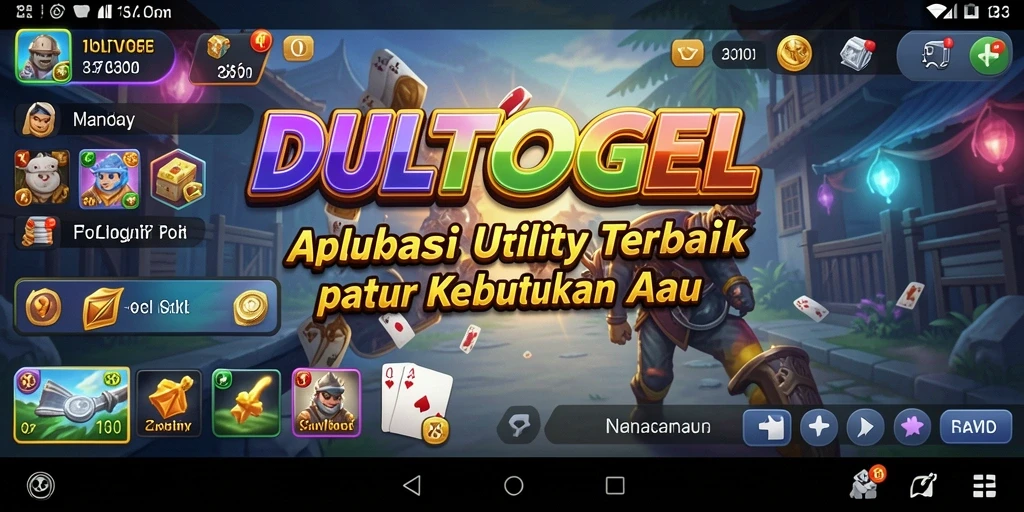 Tampilan antarmuka pengguna DULTOGEL yang menarik dan fungsional.