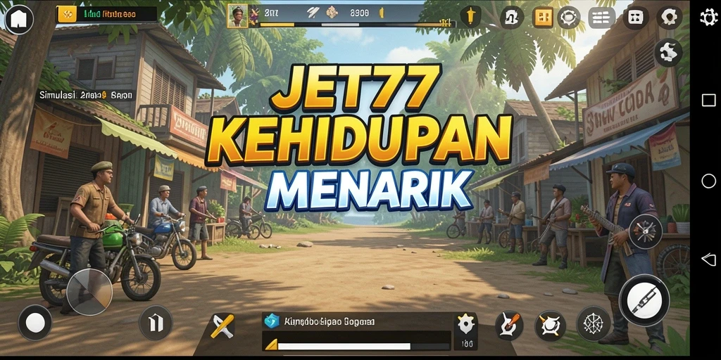 Tampilan gameplay JET77 yang imersif dan menawan.