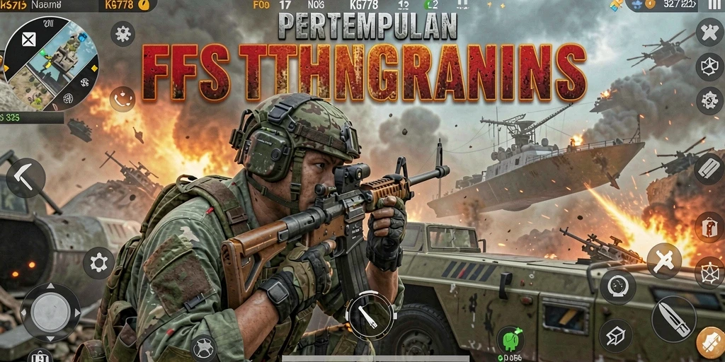 Screenshot gameplay KG778 menampilkan action yang mendebarkan dalam pertempuran FPS.