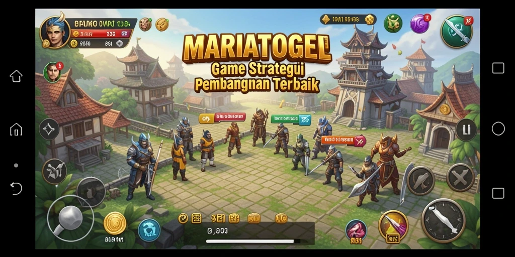 Tampilan gameplay menegangkan dan menarik dalam MARIATOGEL.