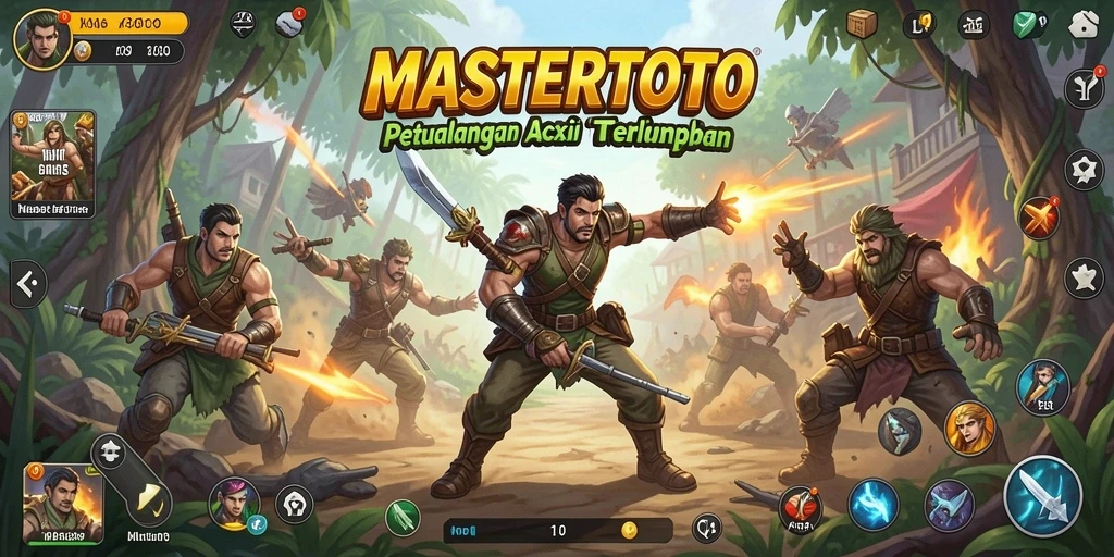 Tampilan gameplay MASTERTOTO yang penuh aksi dan menegangkan.