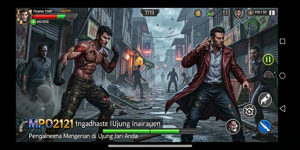 Gameplay MPO2121 yang mencekam dan menegangkan di lingkungan yang gelap.