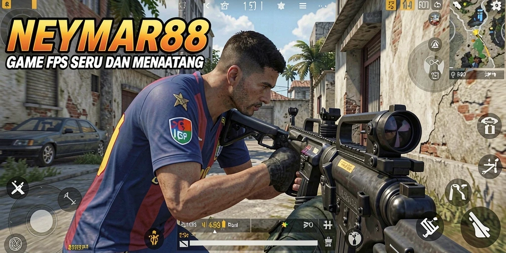 Gameplay seru di NEYMAR88 dengan pertempuran FPS yang mendebarkan.