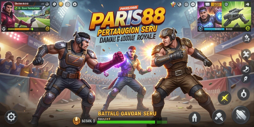Tampilan gameplay seru dan menegangkan dalam PARIS88.
