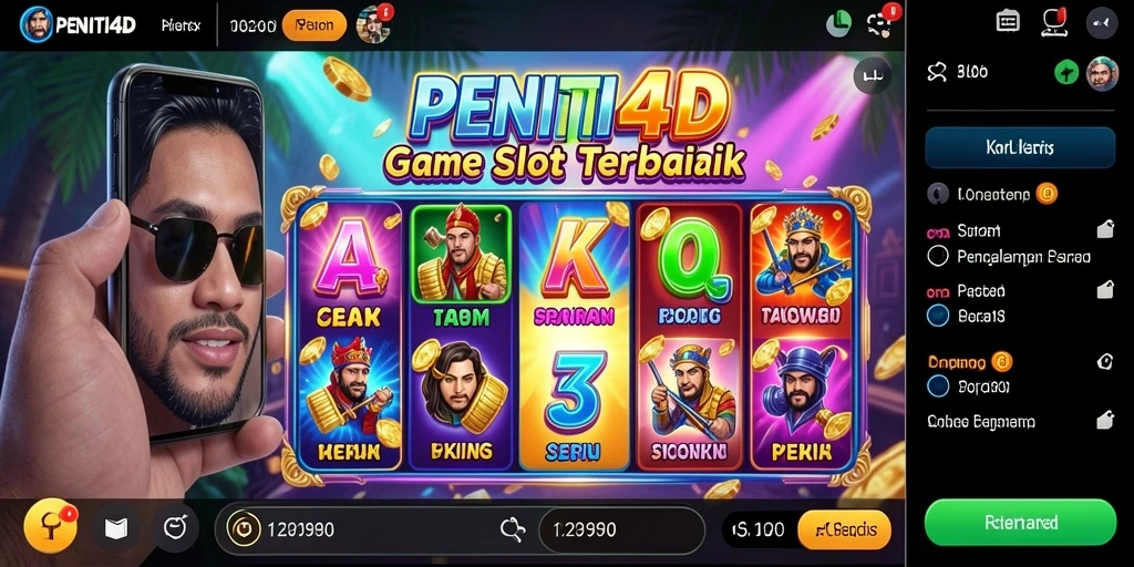 Screenshot gameplay PENITI4D dengan tema Slot yang menarik.