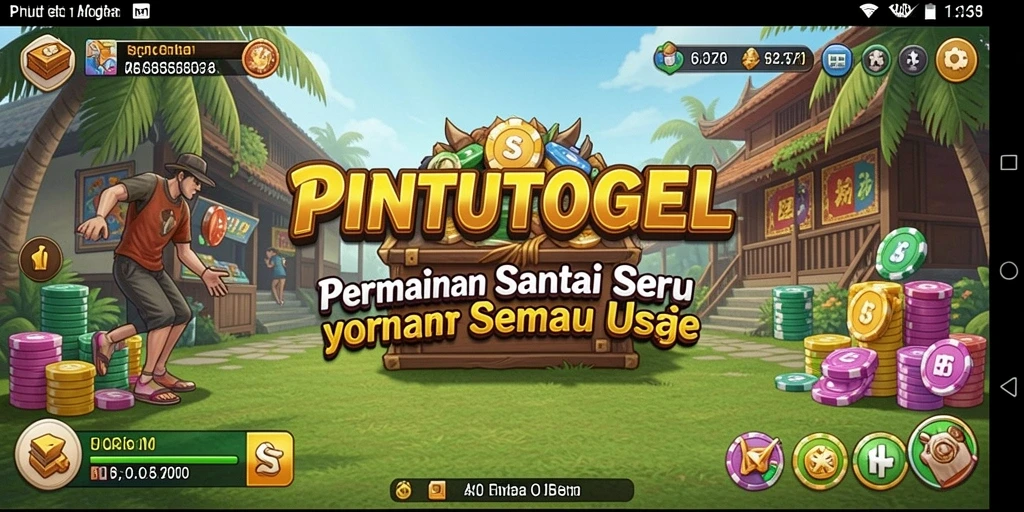 Tampilan utama gameplay PINTUTOGEL yang menakjubkan dan menghibur.