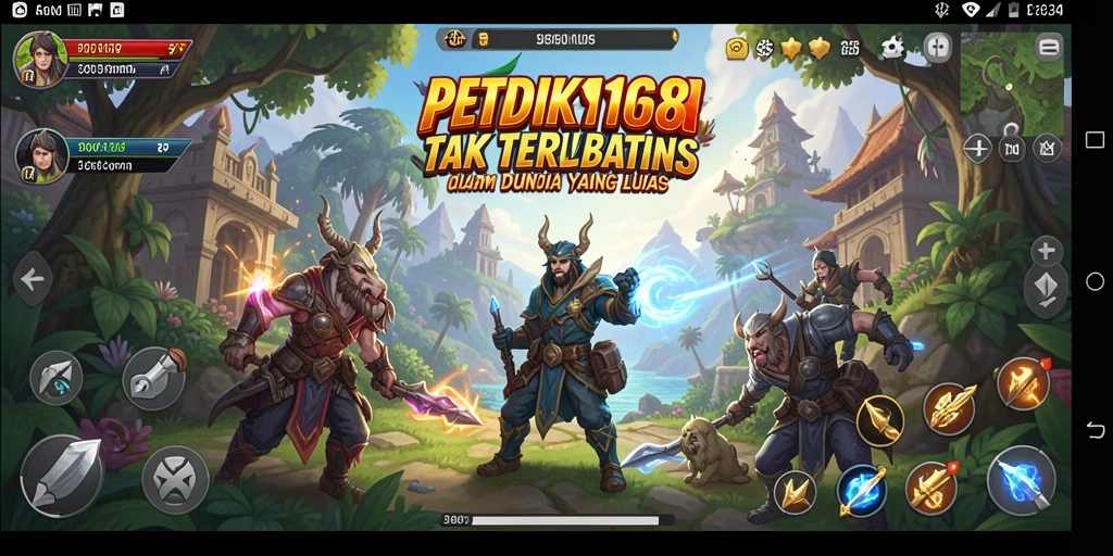 Tangkapan layar PREDIKSI168 menampilkan lingkungan permainan Open World yang kaya dan detail.