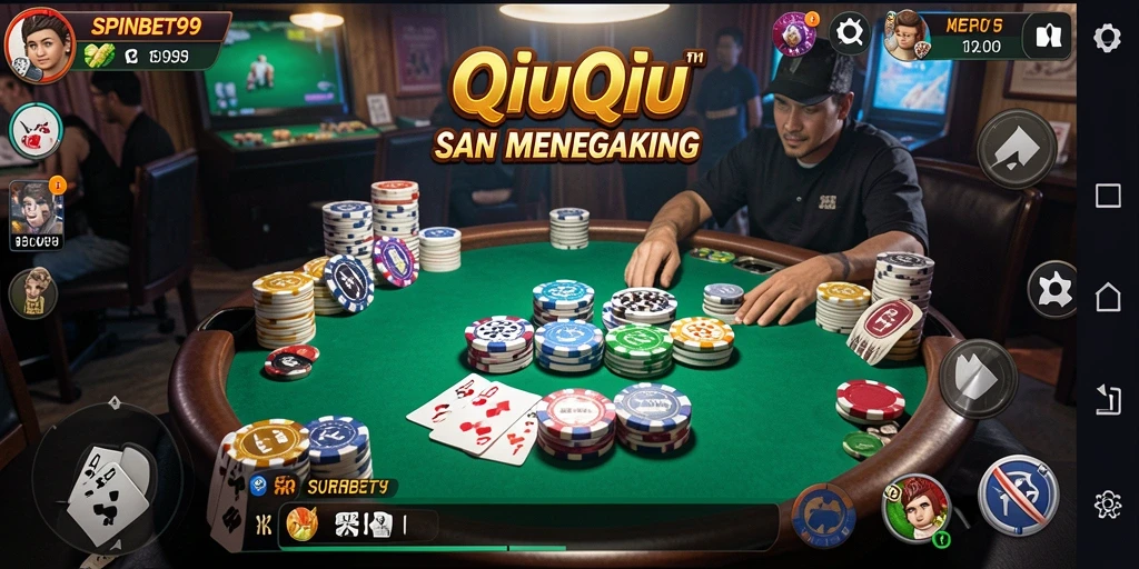 Tampilan gameplay QiuQiu yang menarik di SPINBET99.