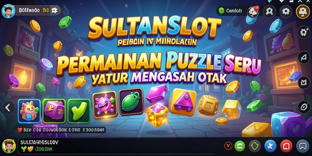 Gameplay SULTANSLOT dengan suasana puzzle yang menggugah semangat.