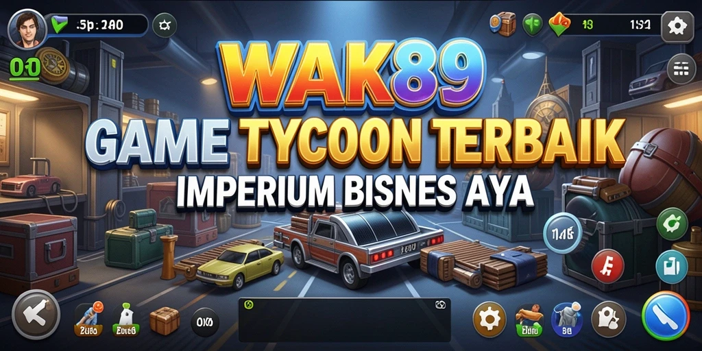 Screenshot gameplay WAK89 menampilkan pemandangan bisnis yang dinamis.