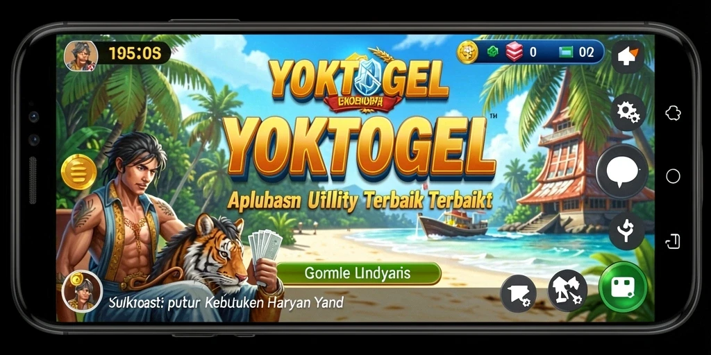 Tampilan antarmuka utama YOKTOGEL yang modern dan user-friendly.